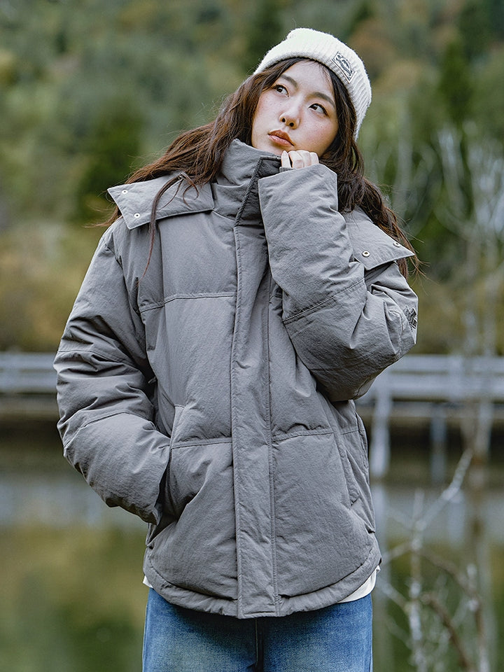 Insulated Hooded Down Jacket