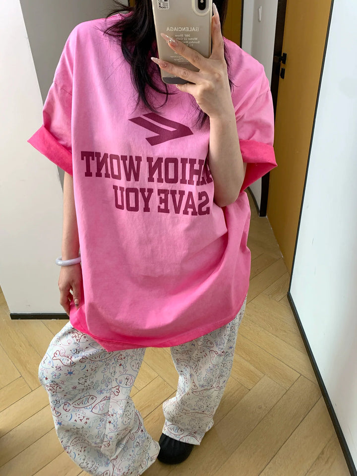 Vintage Print Short-Sleeve T-Shirt