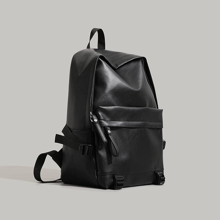 Soft Leather Large Capacity Backpack