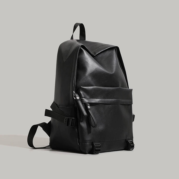 Soft Leather Large Capacity Backpack