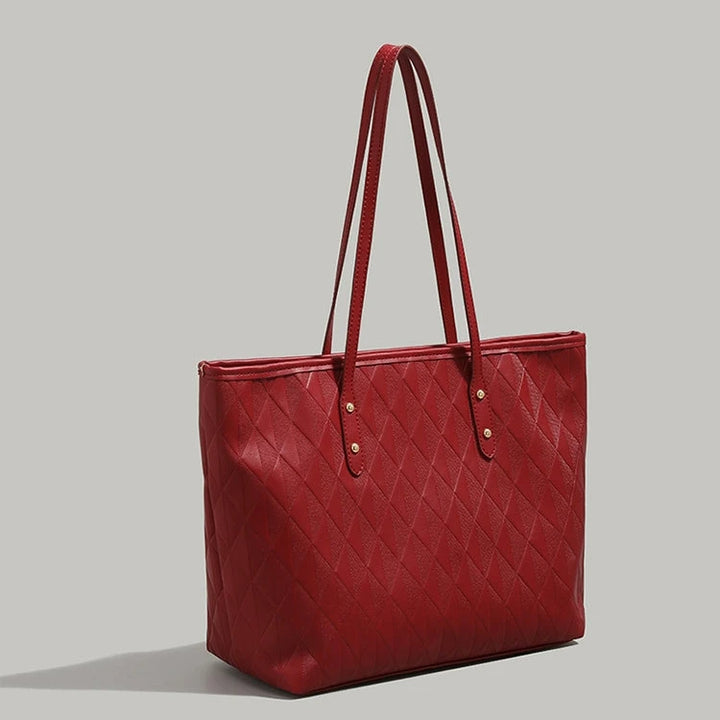 Large Capacity Leather Tote Bag