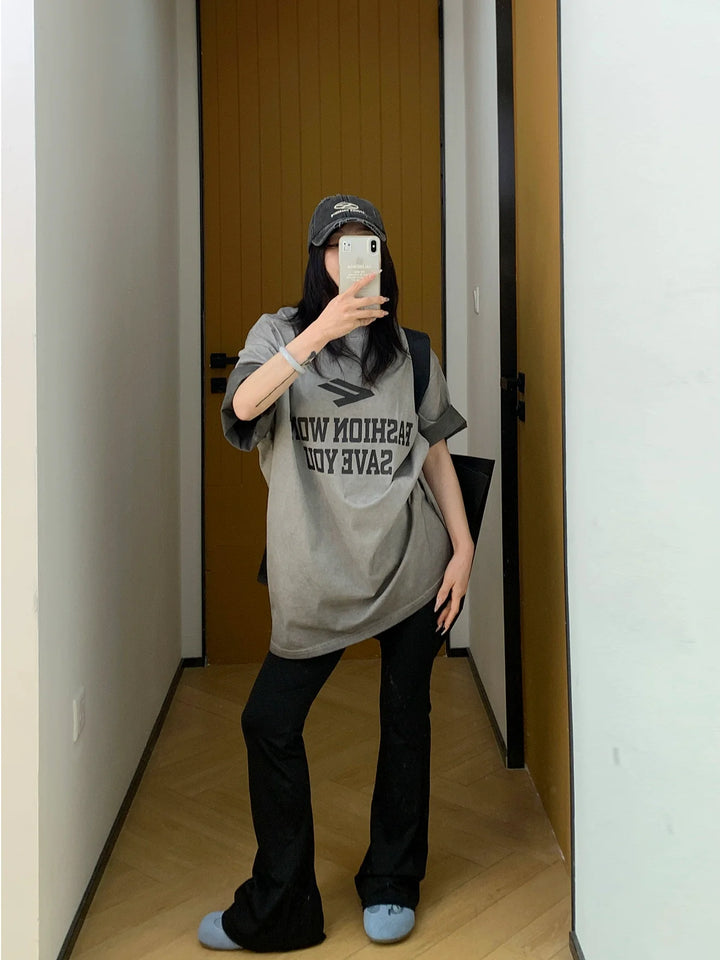 Vintage Print Short-Sleeve T-Shirt