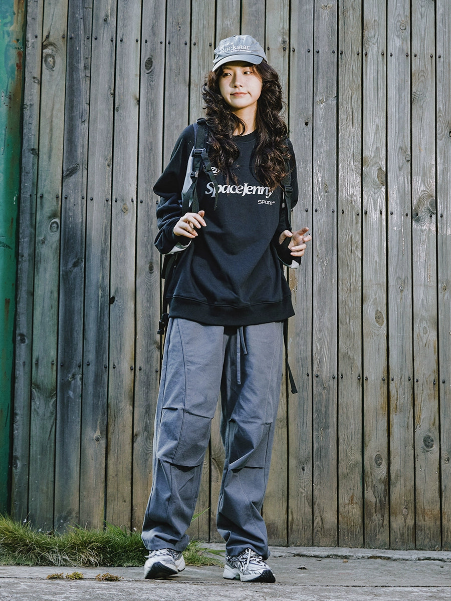 'SpaceJenny' Print Sport Sweatshirt