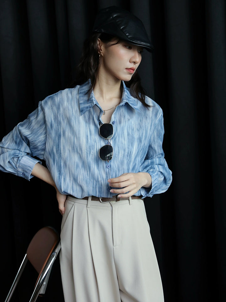 Casual Button-Up Long Sleeve Shirt