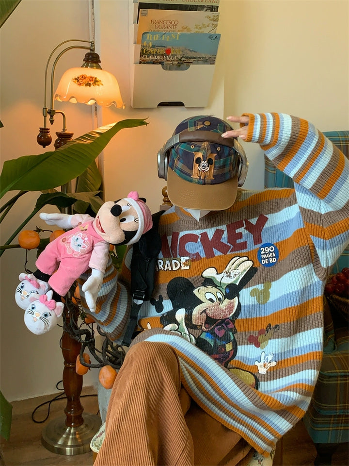 Graphic Cartoon Character Sweater