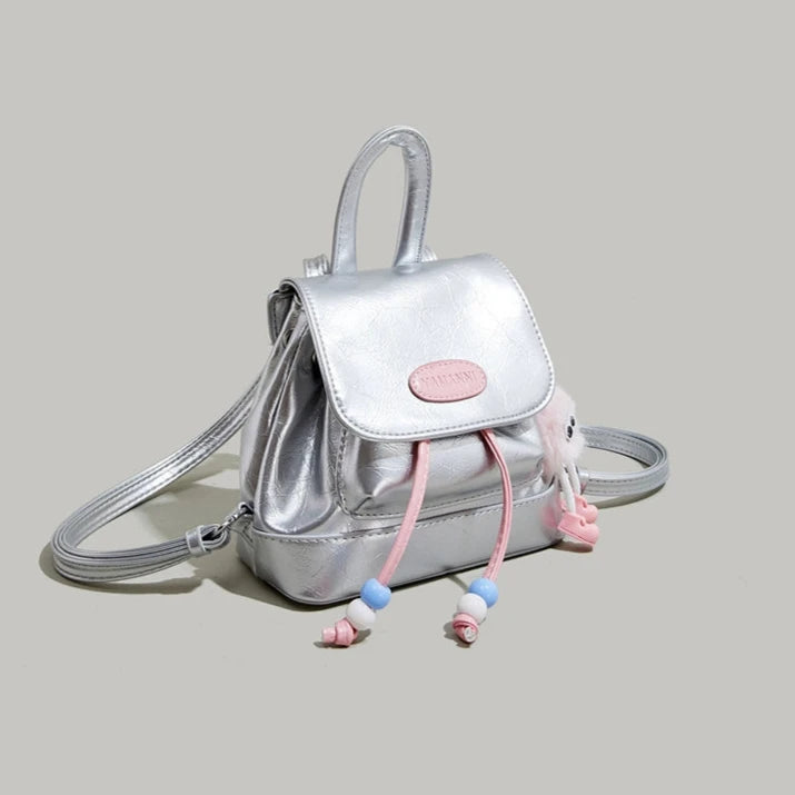 Decorative Charm Trend Mini Backpack