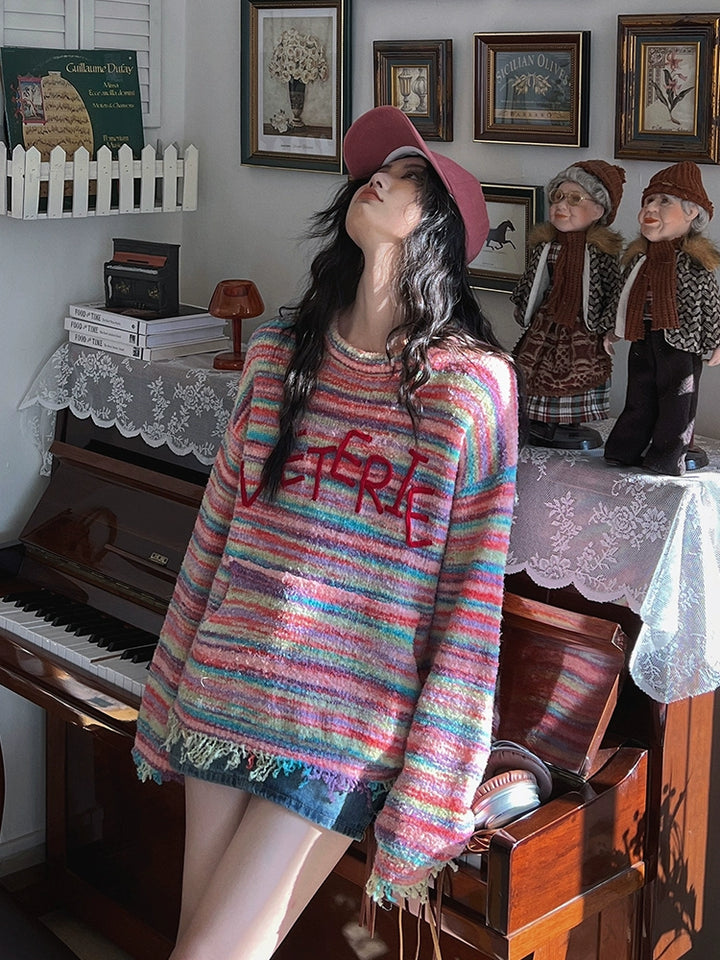 Cozy Striped Wool Sweater
