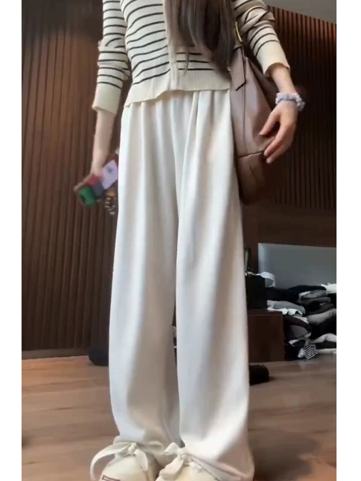 Wide-Leg Casual Pants