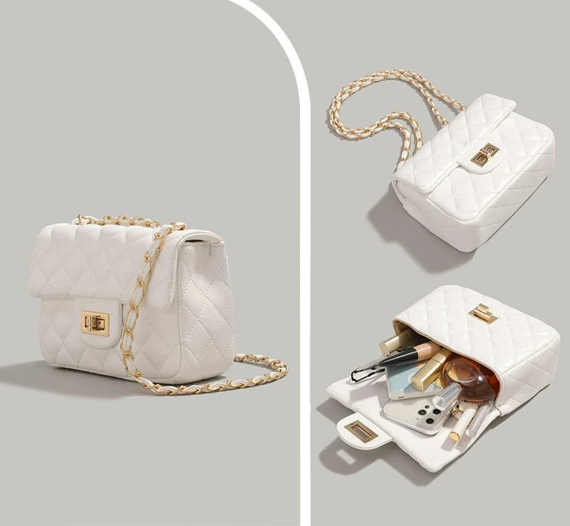 Luxury Quilted Chain Shoulder Bag