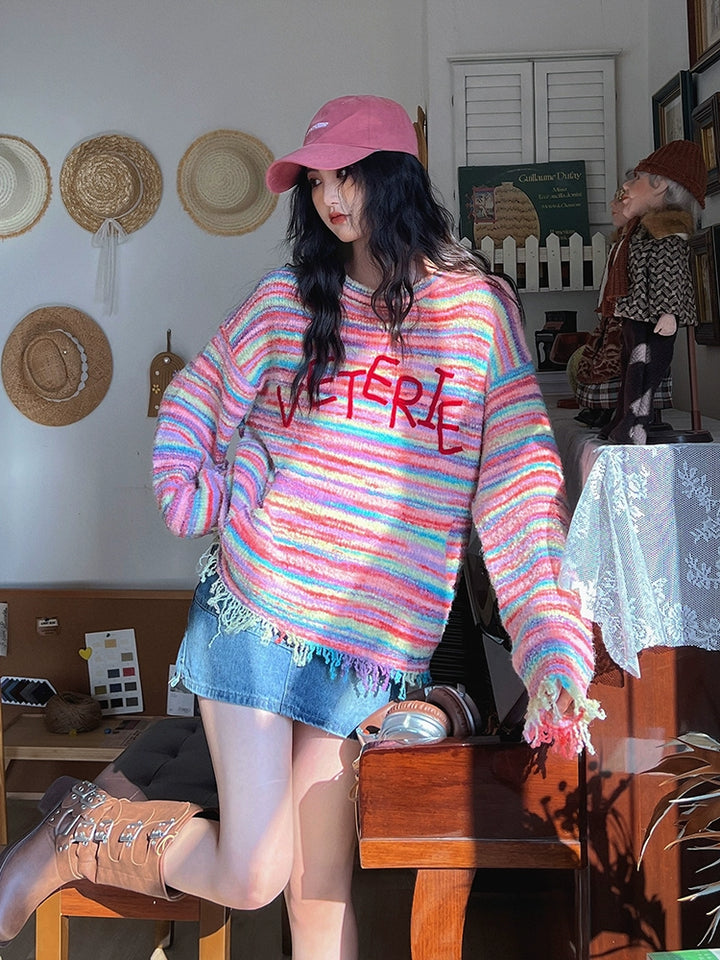 Cozy Striped Wool Sweater