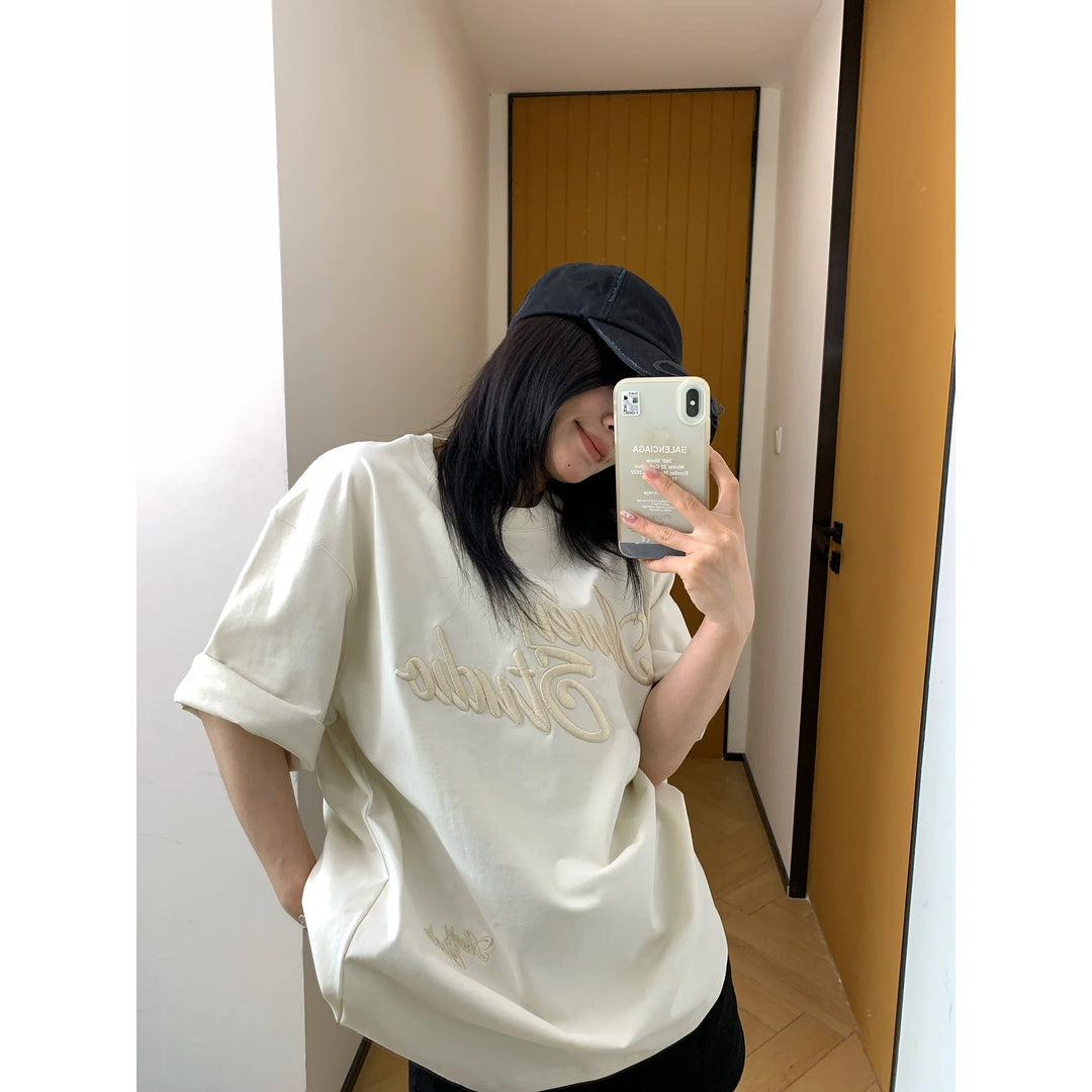 Embroidered Loose Fit T-shirt