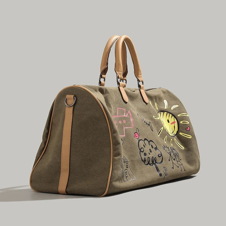 Trendy Doodle Travel Bag