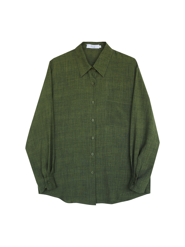 Classic Long Sleeve Button-Down Shirt