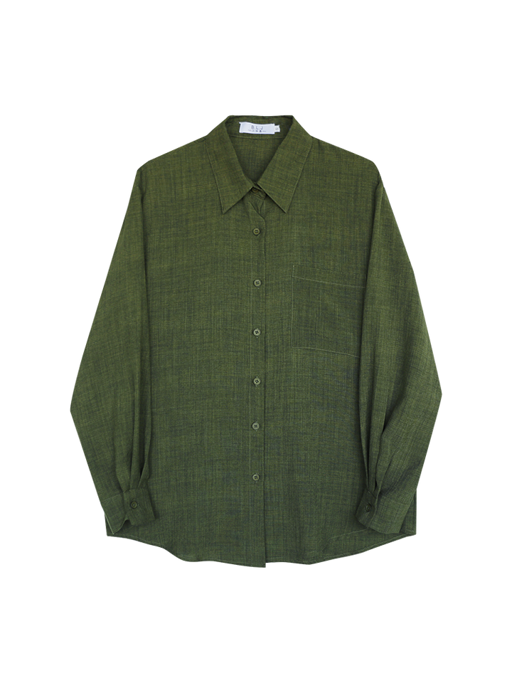 Classic Long Sleeve Button-Down Shirt