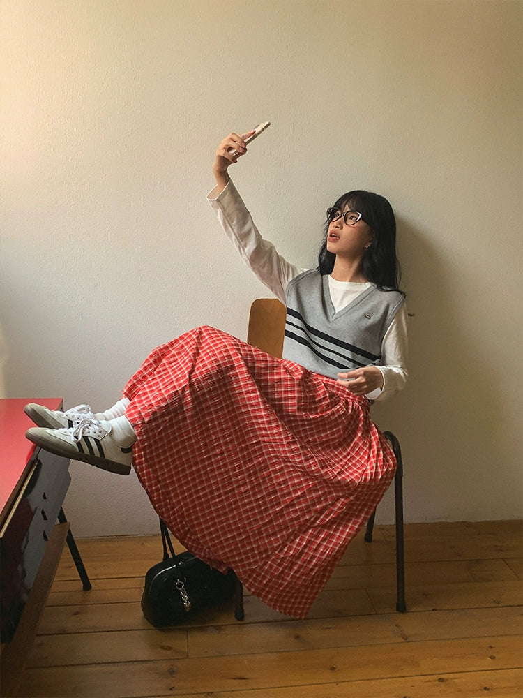 Versatile Wool Striped Sweater