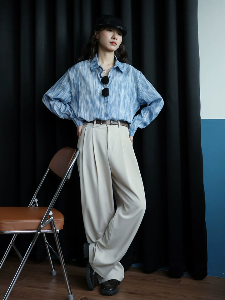 Casual Button-Up Long Sleeve Shirt