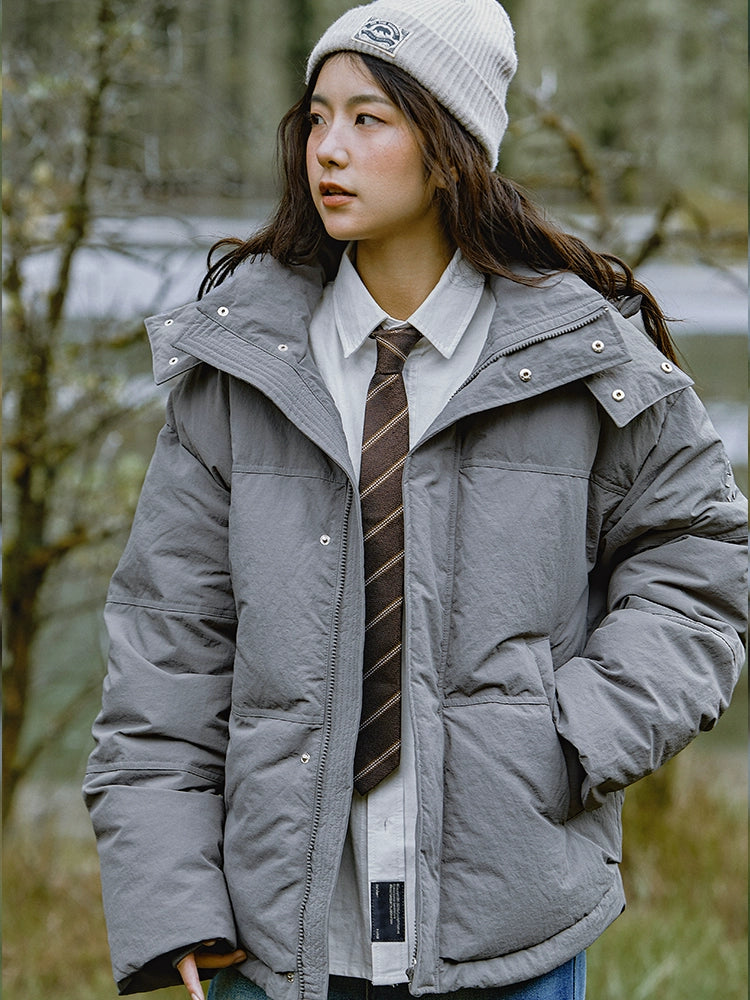 Insulated Hooded Down Jacket