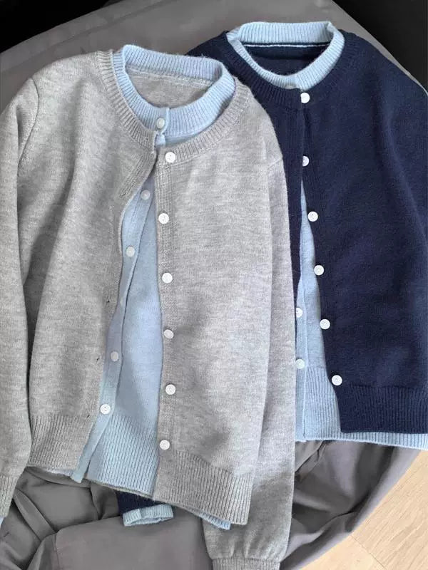 Button-Up Wool Sweater