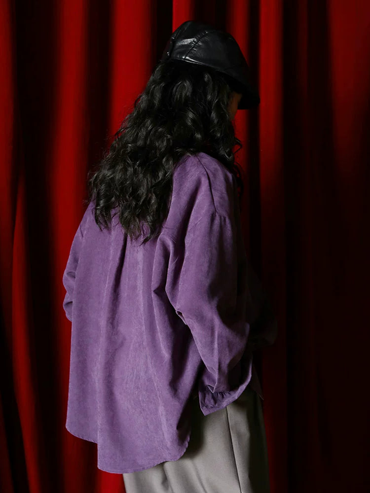 Casual Oversized Button-Up Shirt