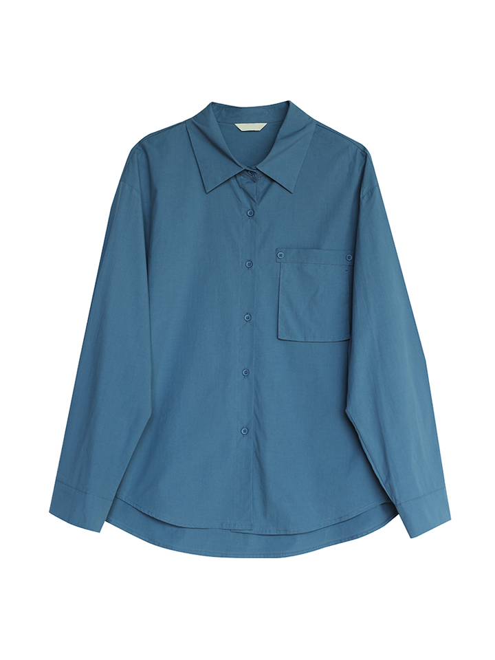 Casual Pocket Long Sleeve Shirt
