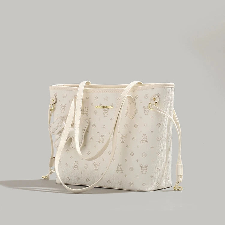 Dog Charm Cartoon Prints Tote Bag