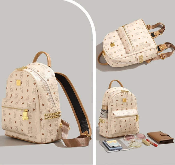 Stud Accents Fashion Backpack