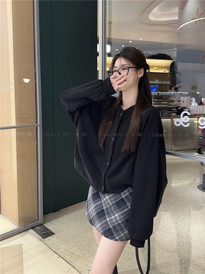 Casual Button-Up Short Coat