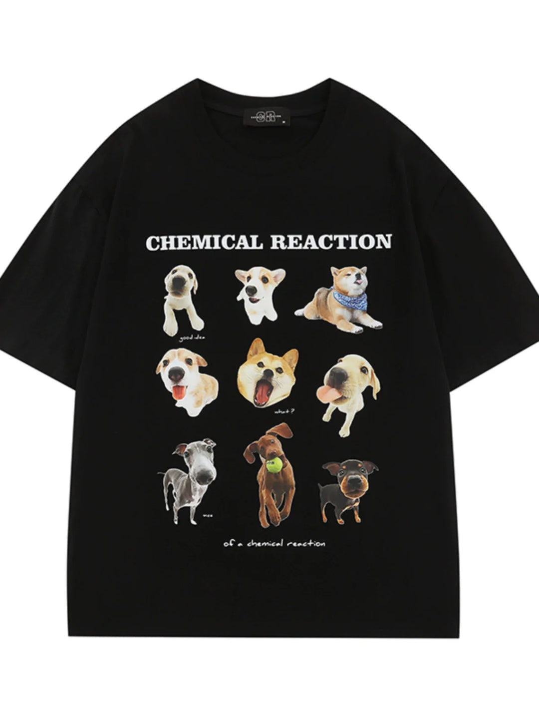 Loose Fit Dog Print T-shirt