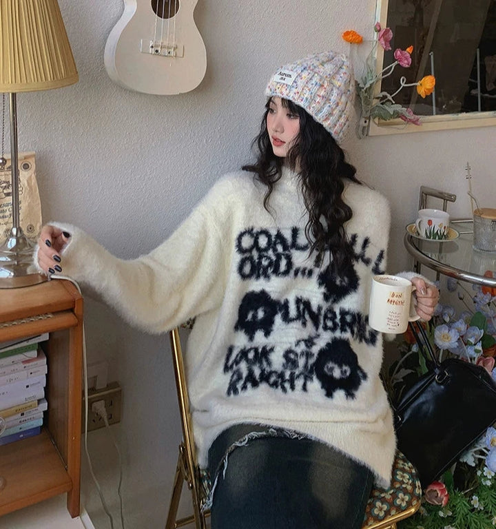 Cozy Graphic Wool Sweater