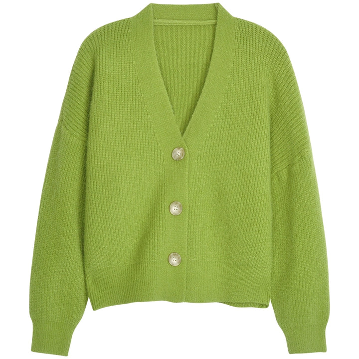 Cozy Button-Up Wool Sweater