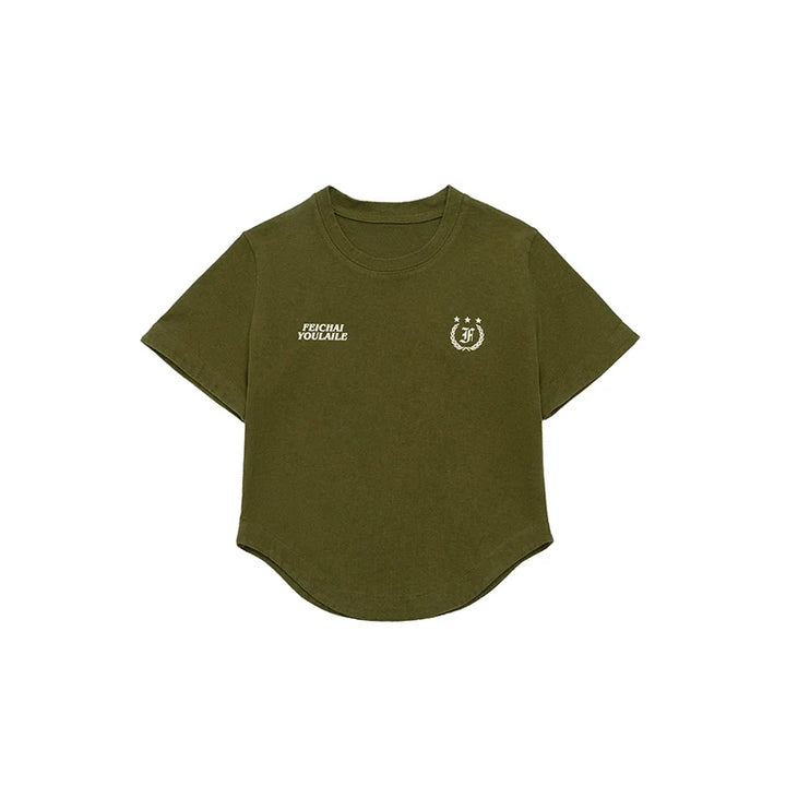 Slim Fit Distressed Short Sleeve T-shirt