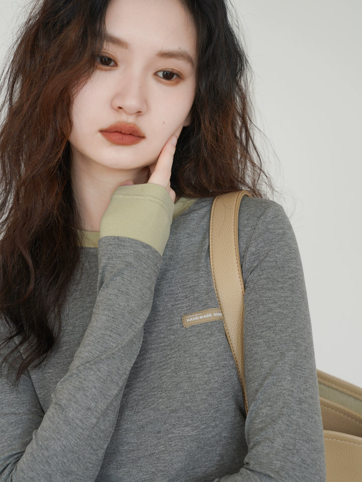 Long Sleeve Crew Neck T-Shirt