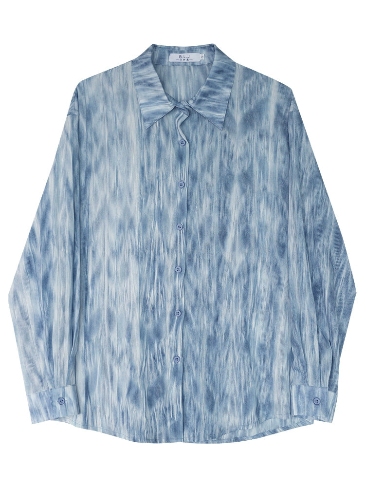Casual Button-Up Long Sleeve Shirt