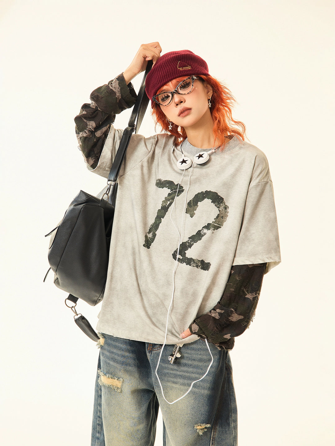 Number Print Casual Graphic T-Shirt
