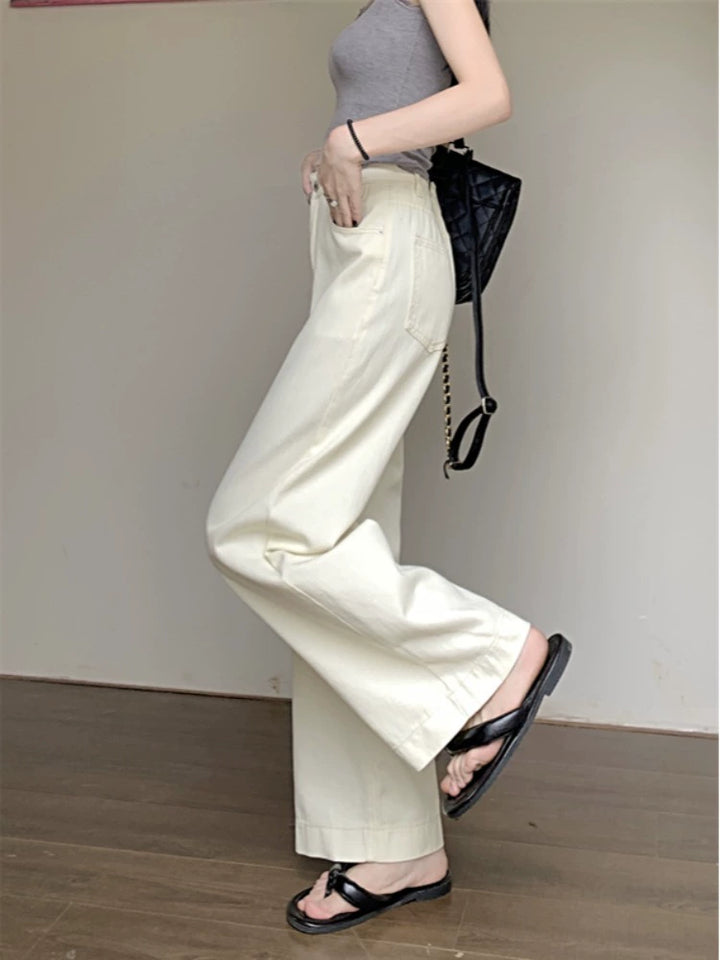 Wide-Leg High-Waist Jeans