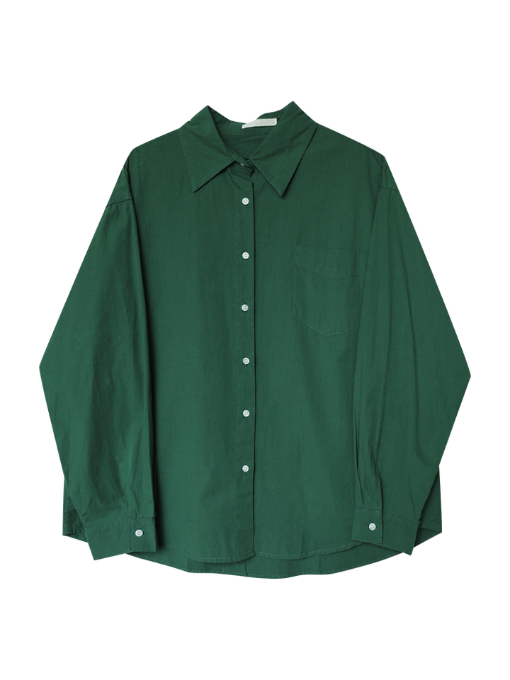 Classic Long Sleeve Button-Up Shirt