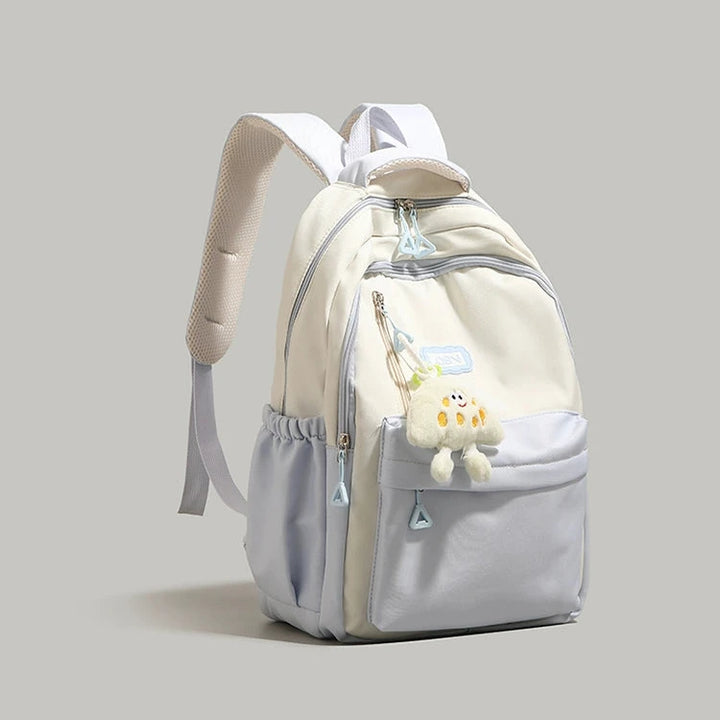 Contrast Color Large Capacity Backpack