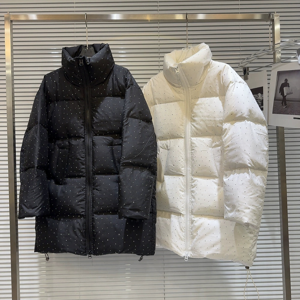 Polka Dots Puffer Down Jacket