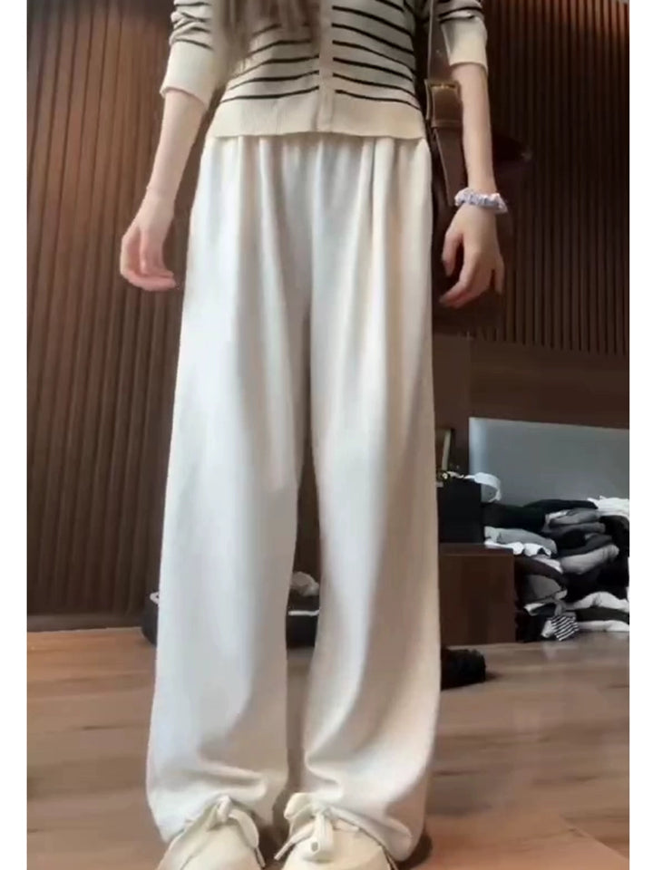 Wide-Leg Casual Pants