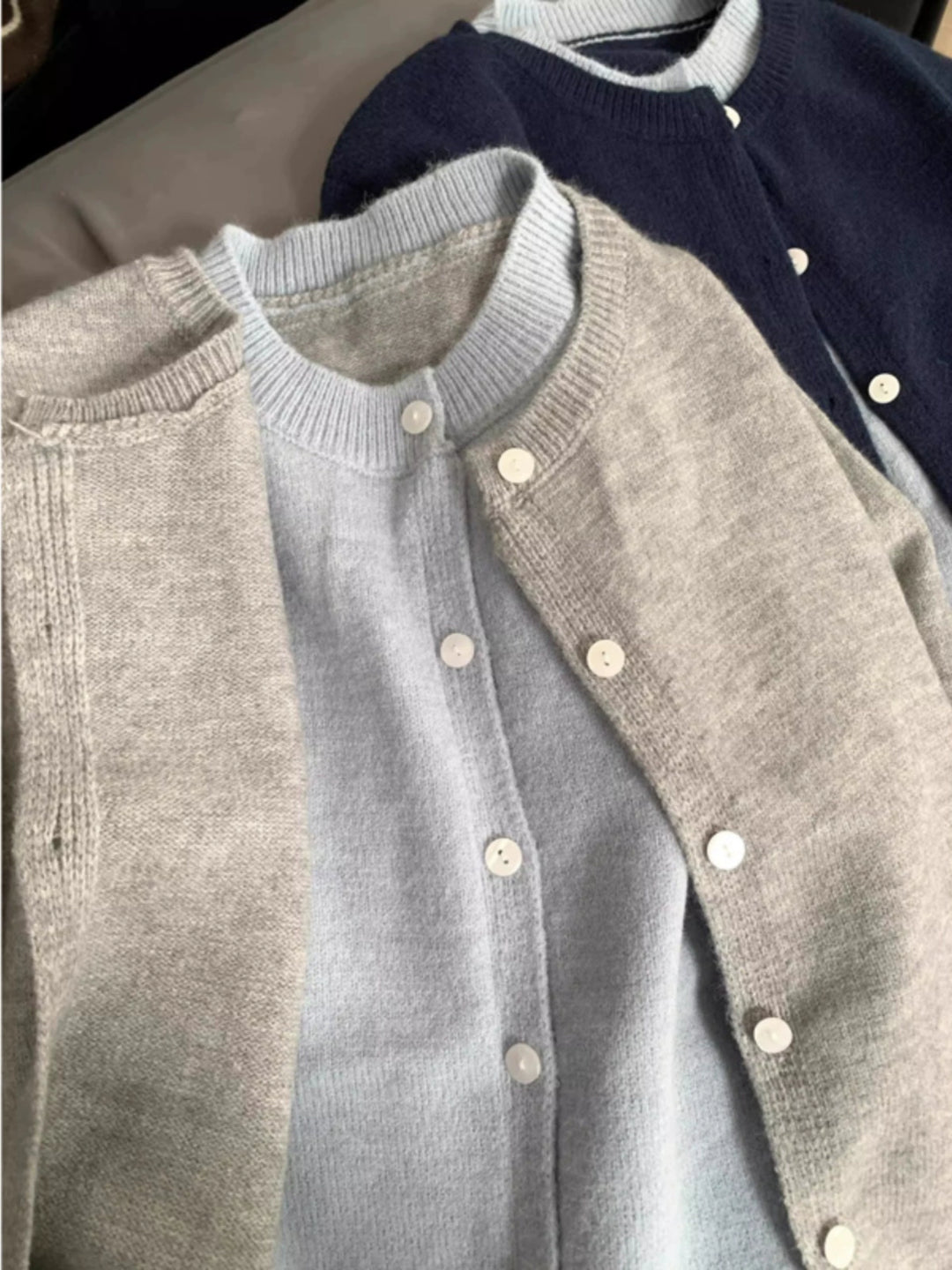 Button-Up Wool Sweater