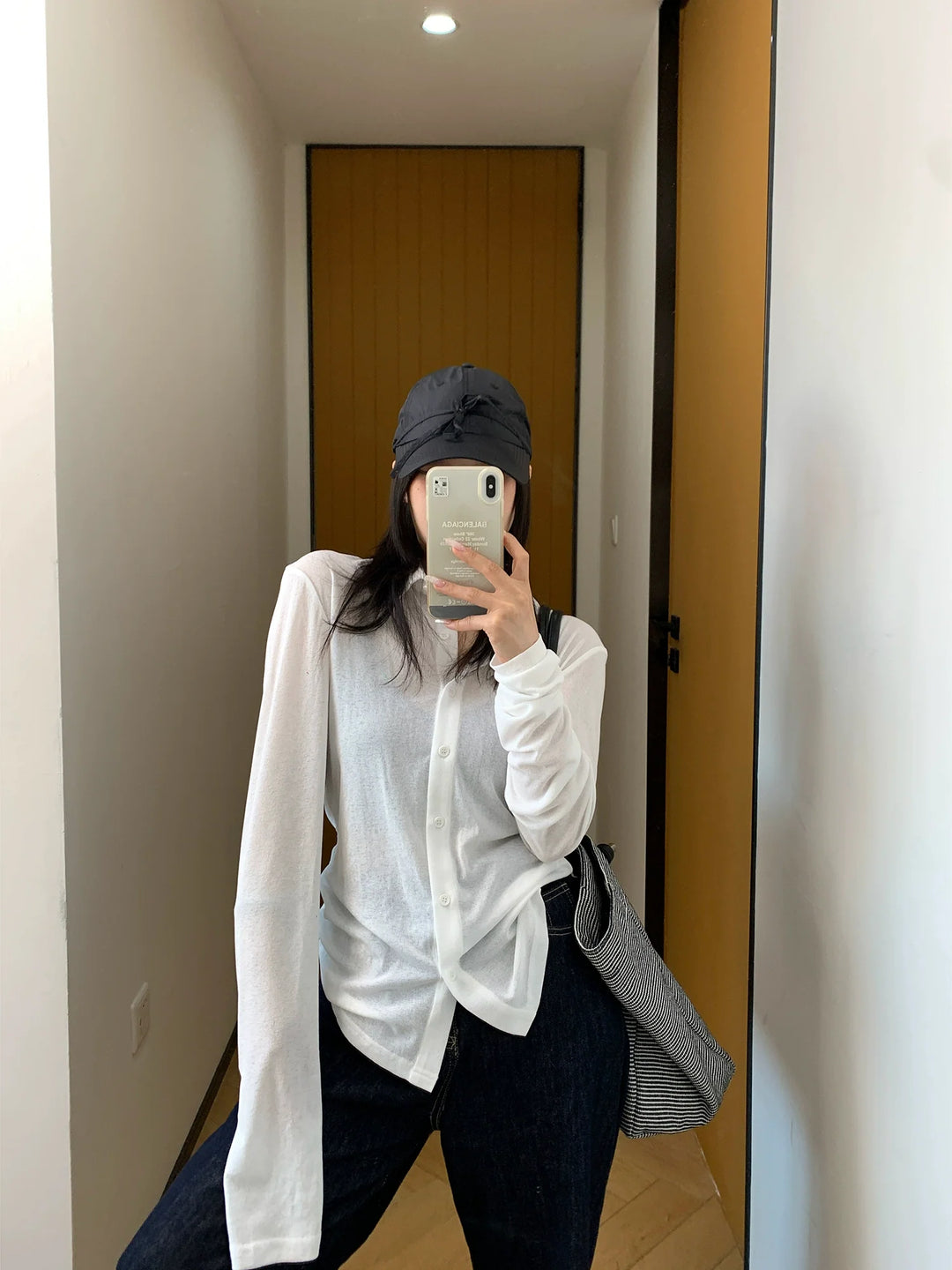 Lightweight Long Sleeve Button-Up Shirt