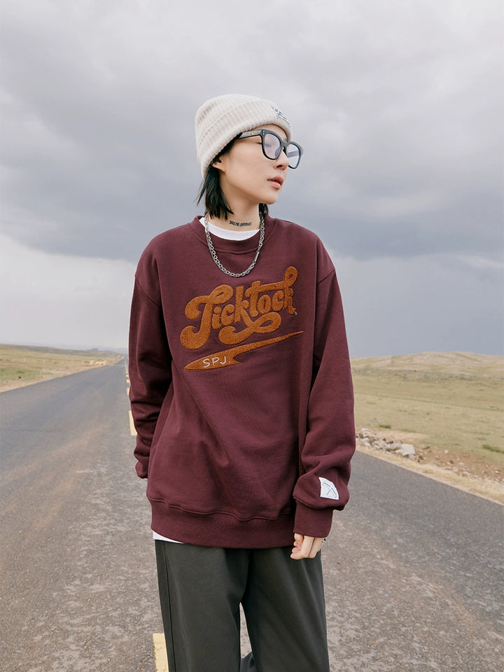 Letter Print Graphic Sweatshirt