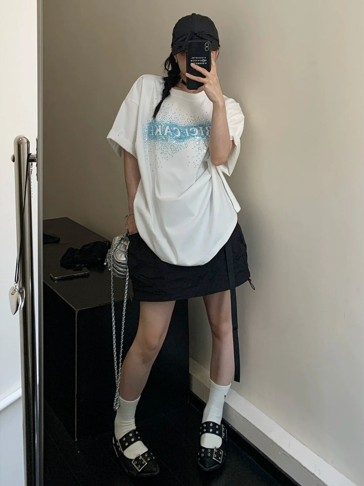 Sequin Embroidered T-shirt