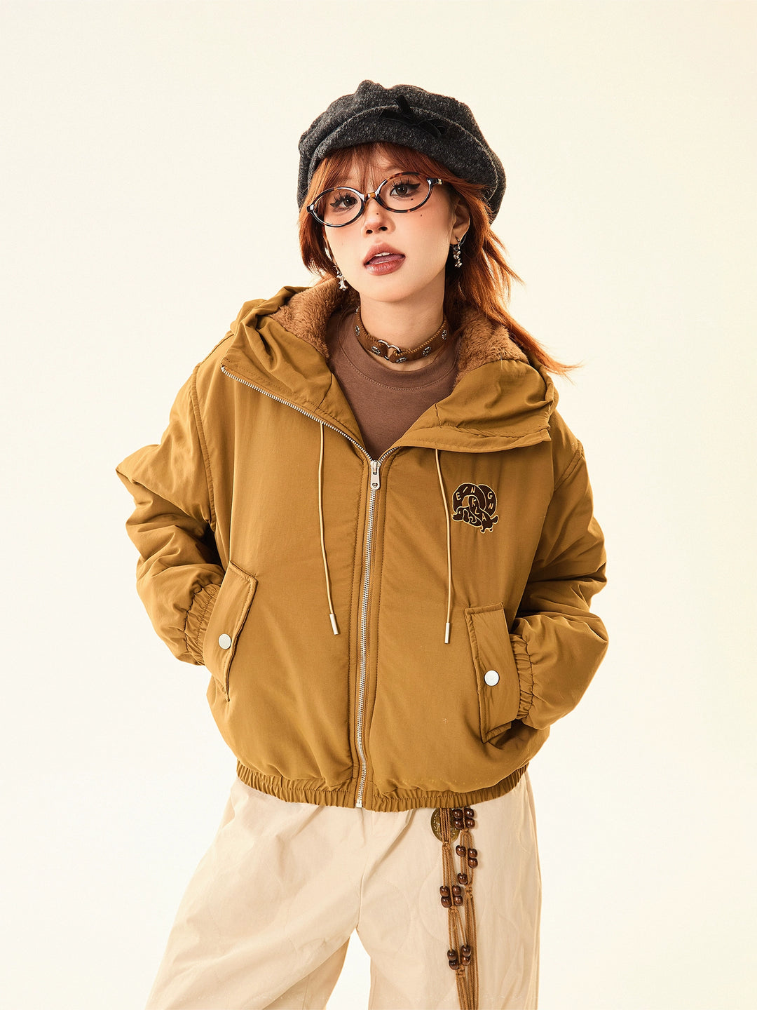 Hooded Cotton-Padded Jacket