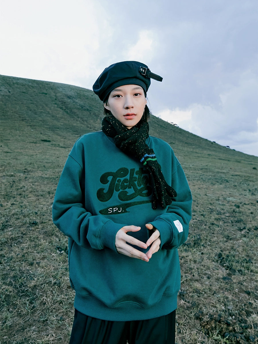 Letter Print Graphic Sweatshirt