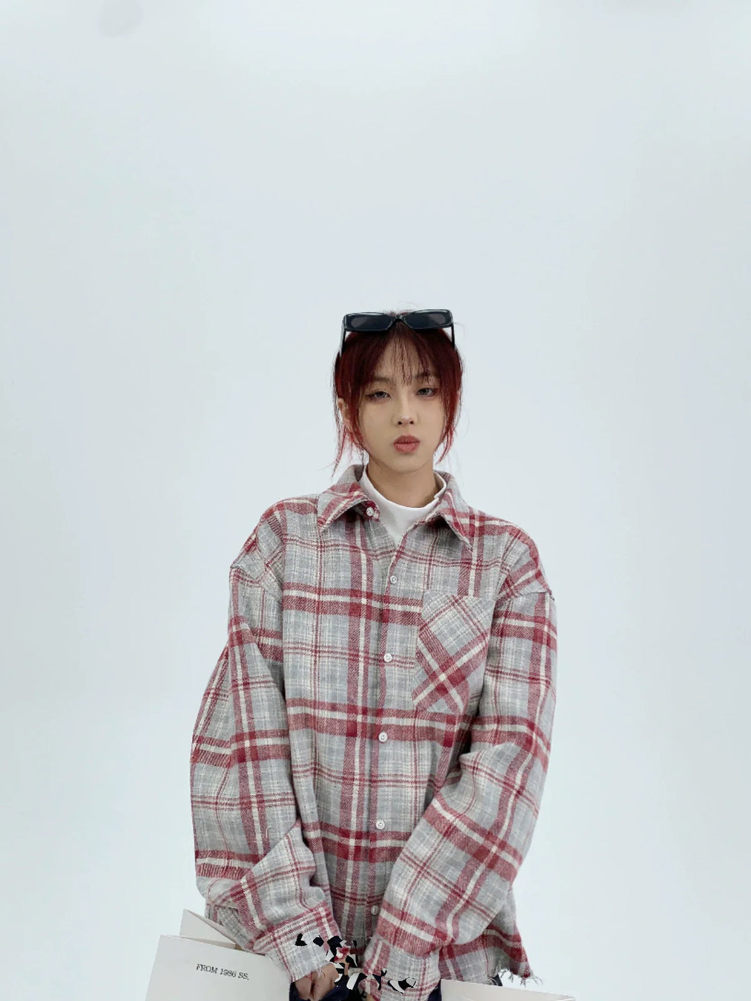 Plaid Long Sleeve Button-Up Shirt