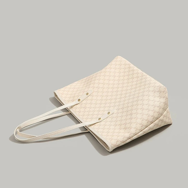 Letter Print Patterned Tote Bag