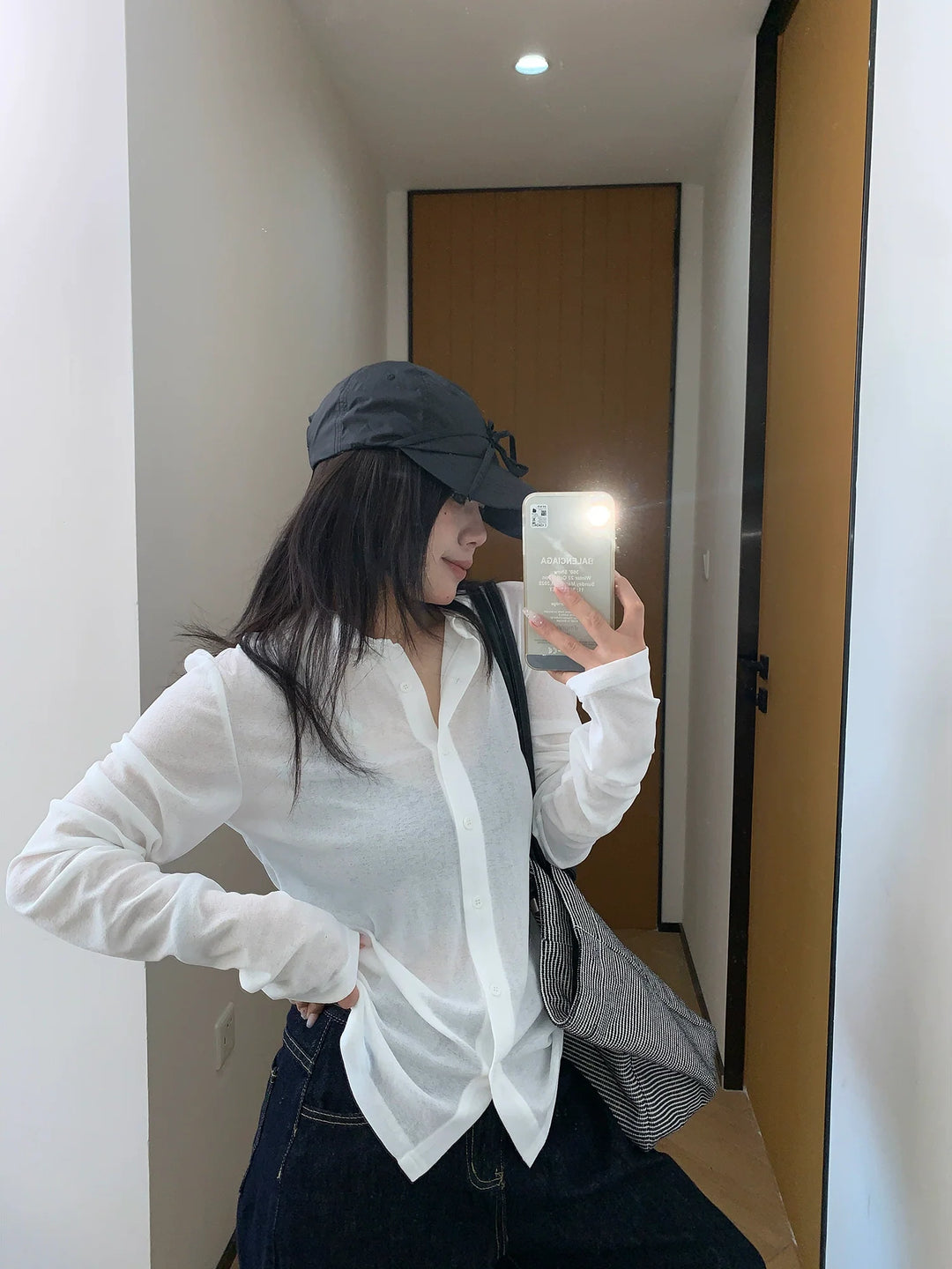 Lightweight Long Sleeve Button-Up Shirt