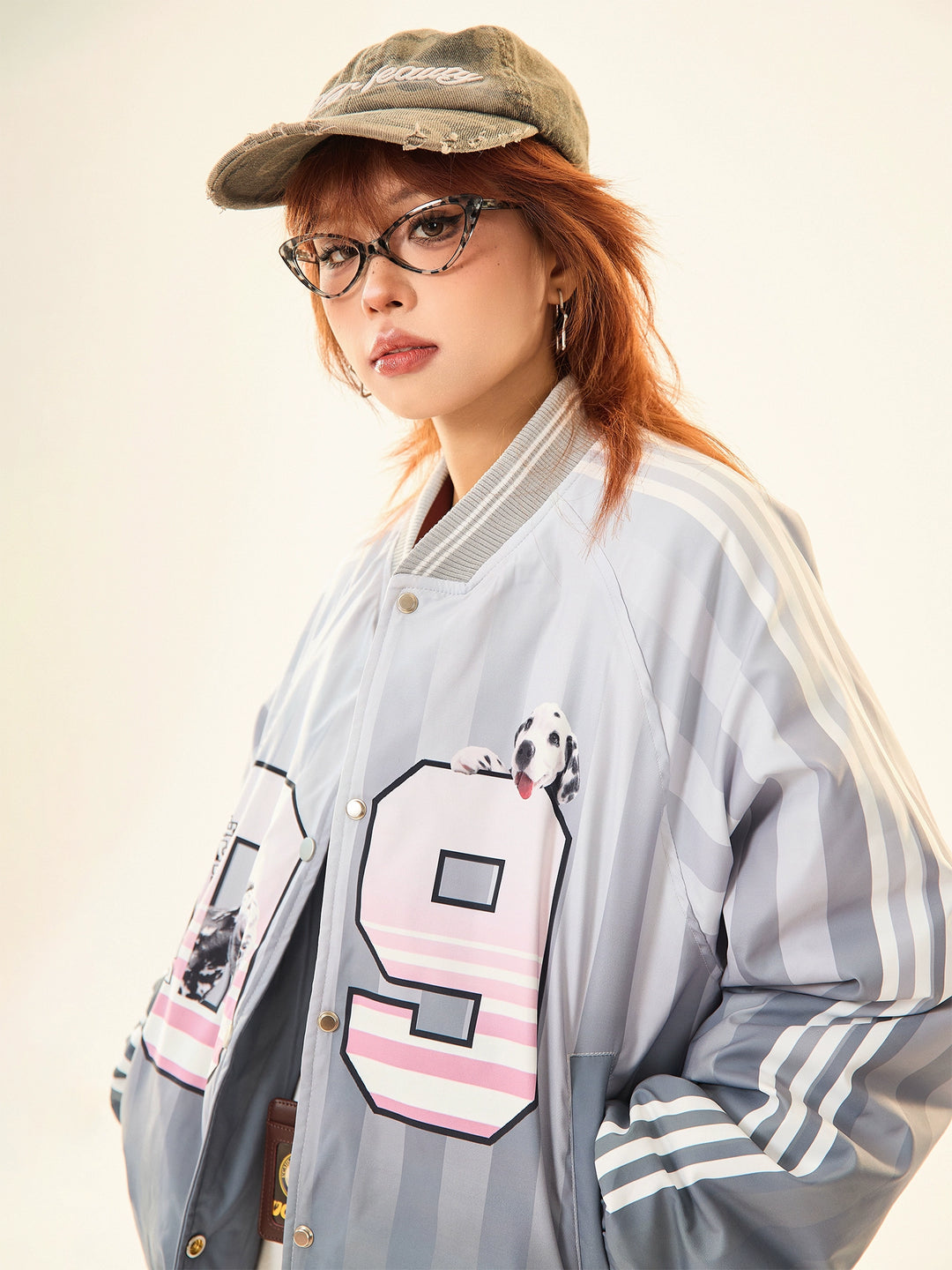 Casual Graphic Cotton-Padded Jacket