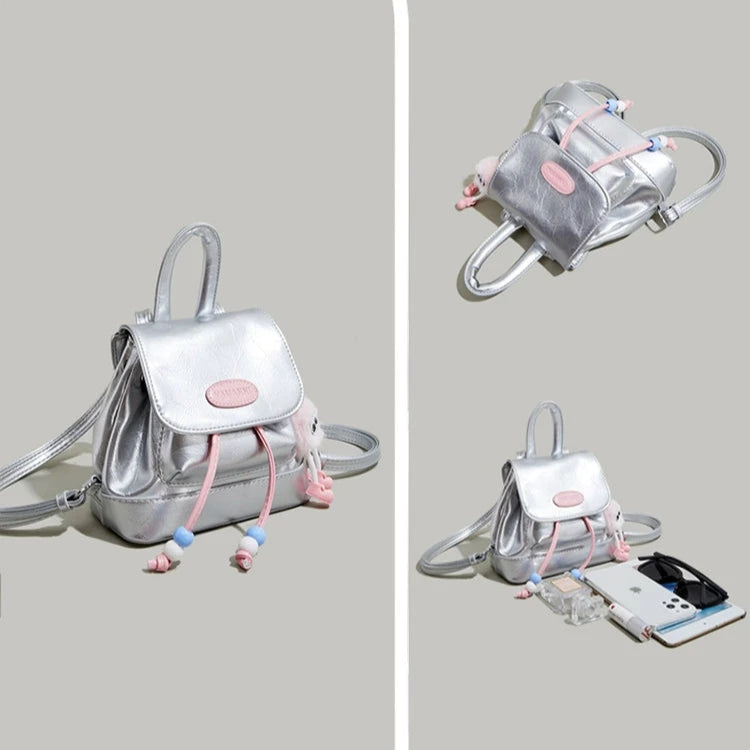 Decorative Charm Trend Mini Backpack
